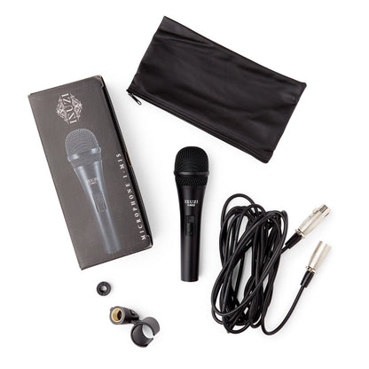 Isuzi I-M1S - Neodymium Magnet Dynamic Microphone with XLR to XLR cable