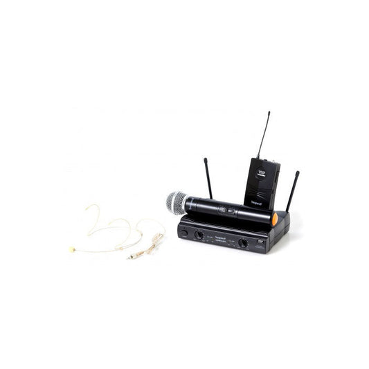Bespeco GM905HP Hand Held and Headset double VHF wireless microphone system