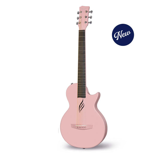 Nova Go AI Pink Carbon Fiber Electro-Acoustic Guitar