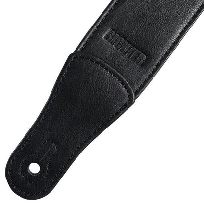 Richter 1681 Stronghold I Leatherette Black Guitar Strap