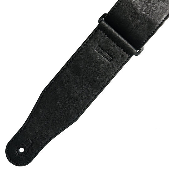 Richter Stronghold II Leatherette Black Guitar Strap #1682