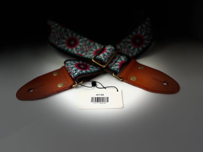 ISUZI GT-54 Suede Pattern Guitar Strap